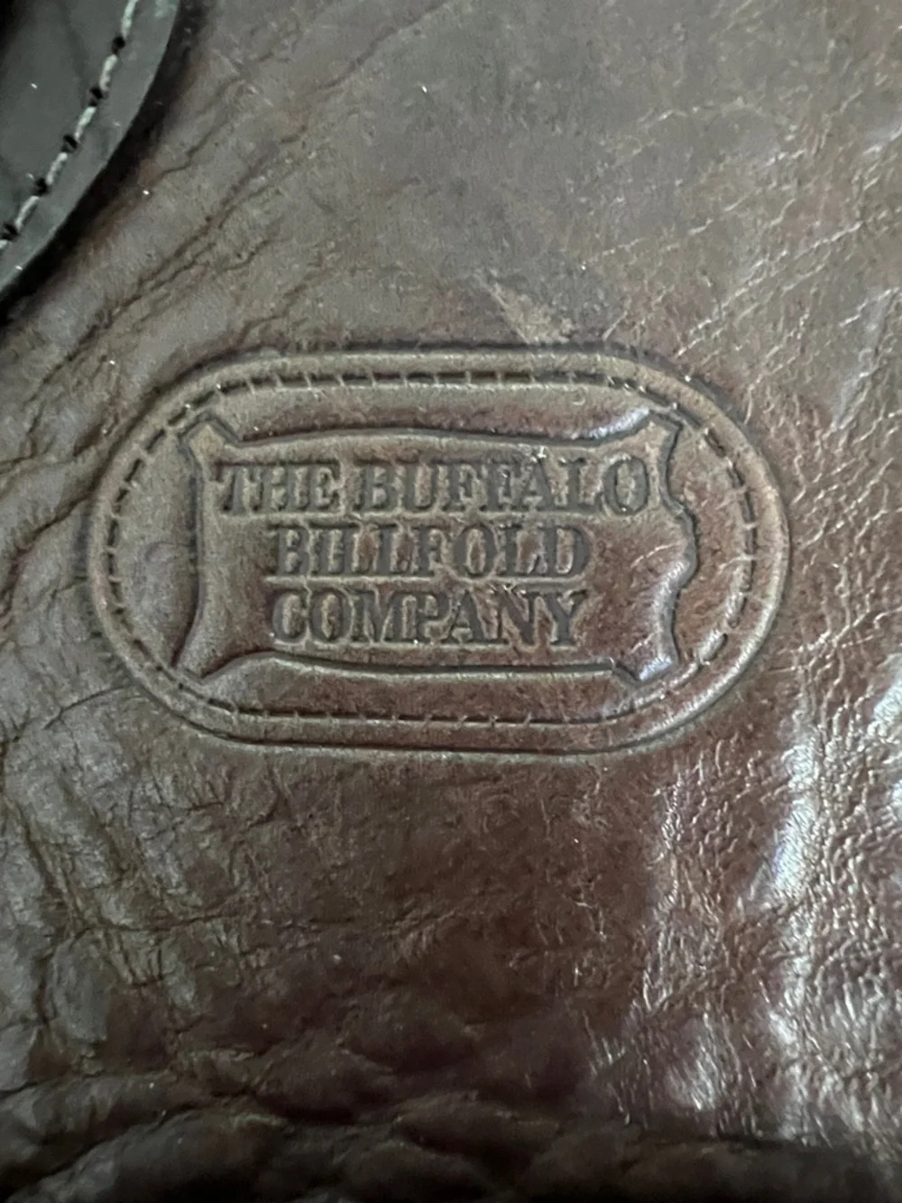 Buffalo Billfold Company 1920s Attache Briefcase American Bison Leather USA Made